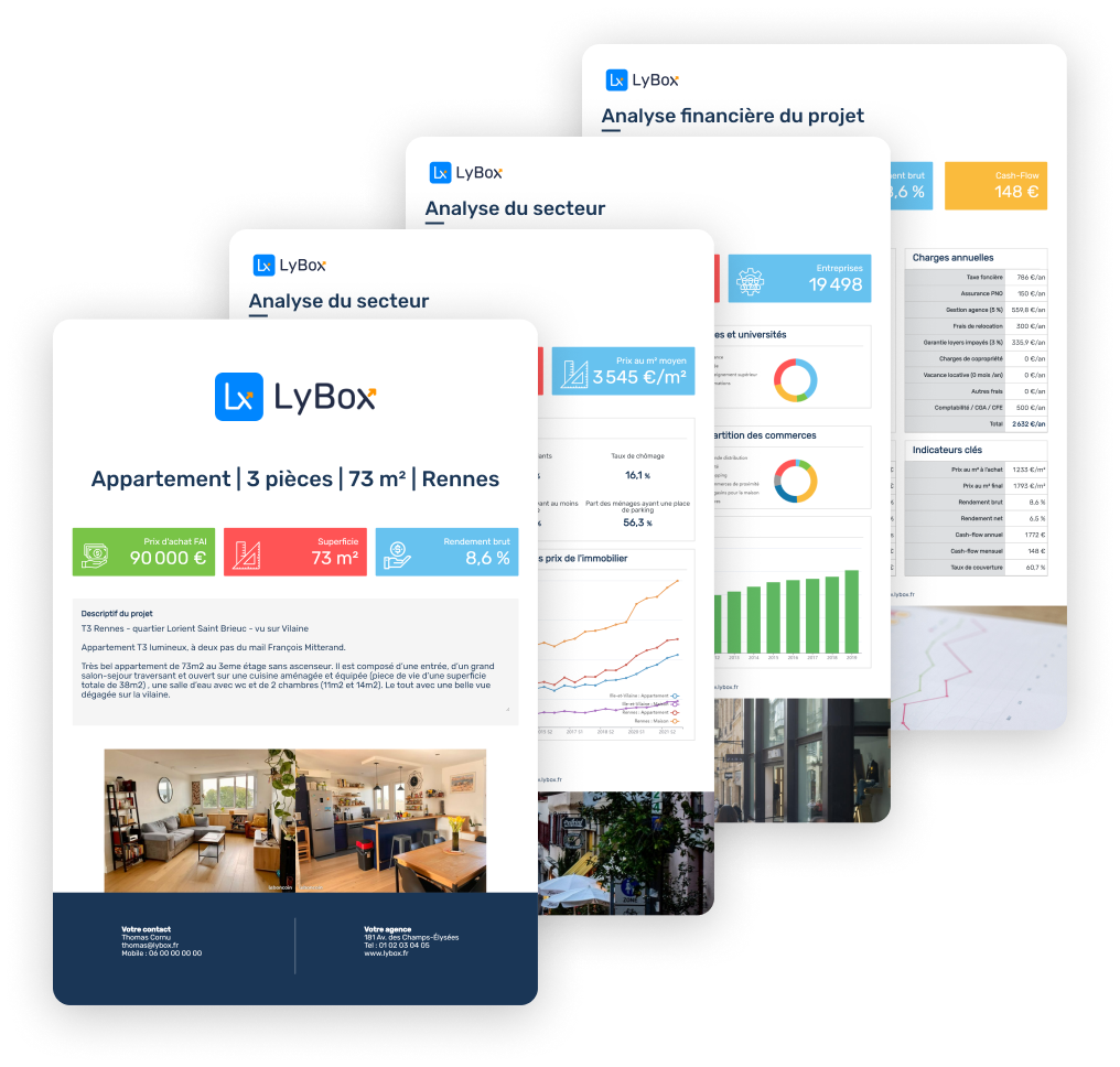 Illustration dossier bancaire immobilier